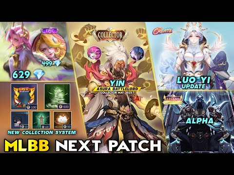 YIN ASURA SCHEDULE | NEW COLLECTION SYSTEM | NEW EPIC LIMITED | LUO YI UPDATE |- Mobile Legends