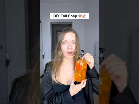 DIY Fall Soap ๐๐ป Spooky Home Decor Idea #craft #viral #diy #fall #aesthetic #trending