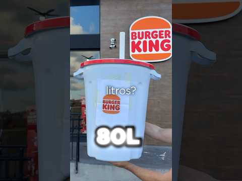 BEBIDA INFINITA NO BURGER KING