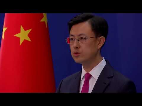 YouTube video thumbnail: China Denies Supplying Weapons to 'Parties' in Ukraine war