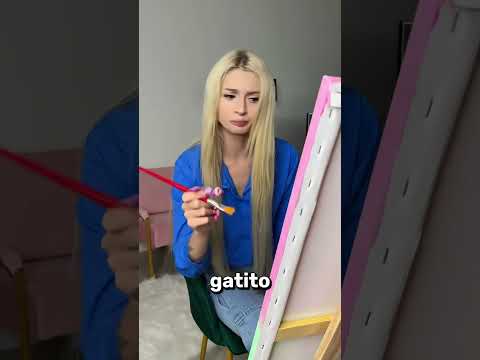 ¡El gatito arruina la pintura! ⭐