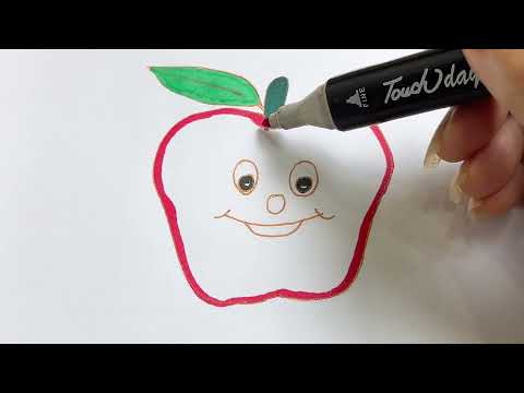Share how to paint apples