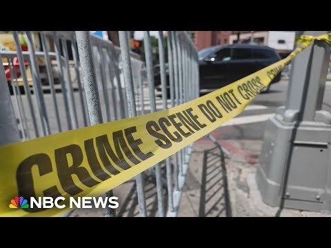 YouTube video thumbnail: Two Wounded When Gunfire Erupts Near NYC Pride Festivities