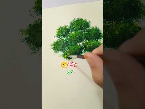 DIY easy tree drawing idea 😁💡#গাছ আঁকা🌳#diy #art #craft#painting  #shorts #shortsfeed