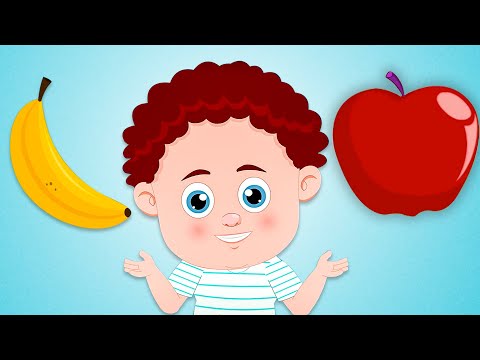 I Like to Eat Apple & Banana Song + More Nursery Rhymes