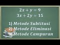 Kuis Sistem Persamaan Linear Dua Variabel