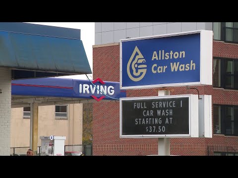 YouTube video thumbnail: ICE Raid at Allston Car Wash Sparks Protests and Controversy