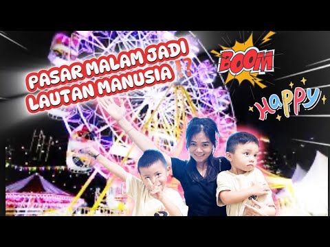 BRYAN MAIN WAHANA EKSTRIM DI PASAR MALAM! | Vlog