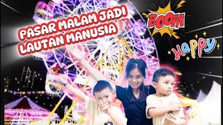 BRYAN MAIN WAHANA EKSTRIM DI PASAR MALAM! | Vlog