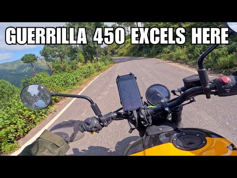 Guerrilla 450 Takes On Uttarakhand's Narrow, Broken Mountain Roads