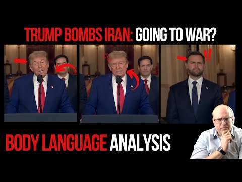 Trump Bombs Iran: Going to War? Body Language Analysis