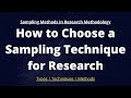 Sampling Methods and Research Techniques