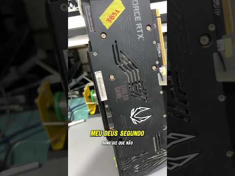 💀 RTX 3080 direto do Rio Tietê 😂 #pcbuild #pcs #placadevideo #rtx #reparo #modder #computer