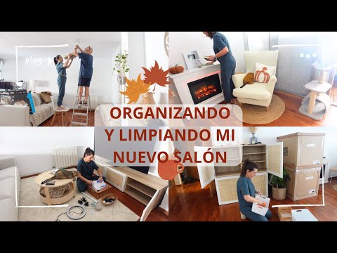 ORGANIZANDO y LIMPIANDO mi NUEVO SALÓN 🍂