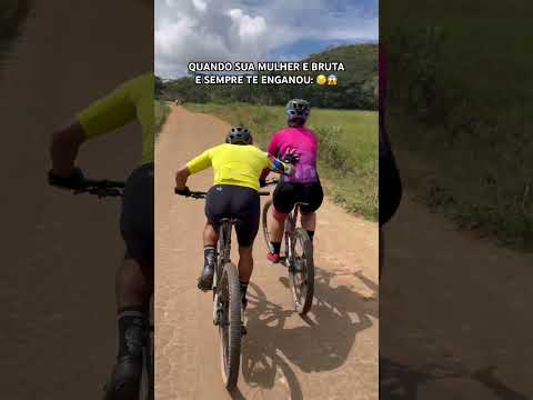 Nove a cada 10 homens sao engraçados 😥🤣 #bike #humor #comedia #mtb #casalcomédia #resenha