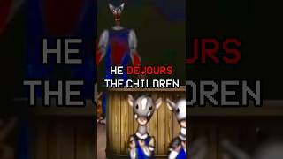 HE DEVOURS THE CHILDREN | The Wolf and the Seven Little Goats #shorts #analoghorror