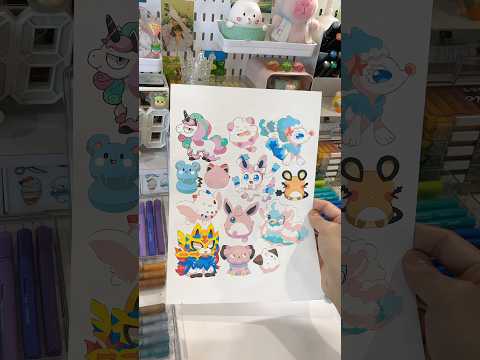 Chân dung bộ màu trị giá nửa triệu làm tớ nhịn trà sữa để tậu về #acrylicmarker #deli