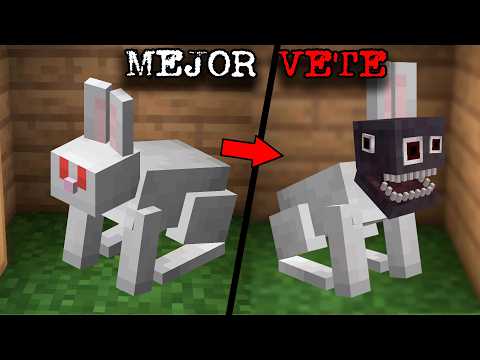 si tu conejo empezó a M∆T∆R a los mobs de tu granja, DEJALO Y HUYE AHORA | creepypasta minecraft