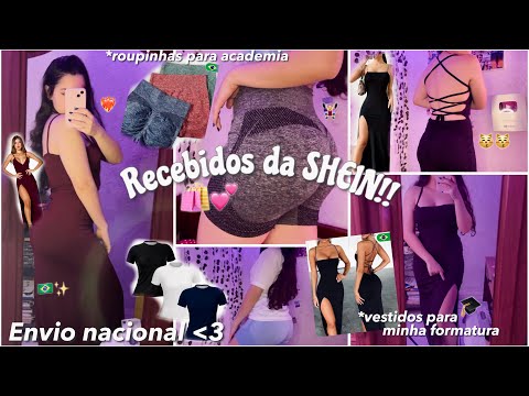 RECEBIDOS DA SHEIN! 🛍 |envio nacional 🇧🇷