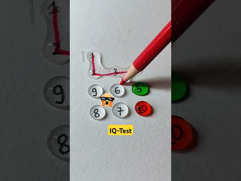 Vẽ một đường nối số từ 1 đến 10 #drawing #line #maths #quiz #shorts