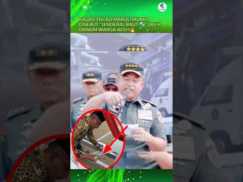 disebut "JENDERAL BAUT" KASAD Murk4🔥 #tni #jembatan #aceh #kasad #shortvideo