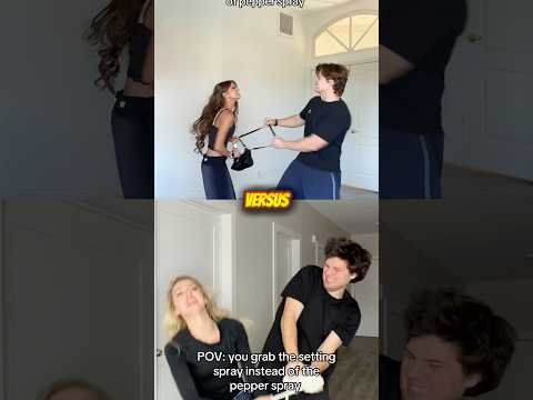 WHICH COUPLE DID THIS SETTING SPRAY TREND BETTER?! Brooke Monk vs Natalie Reynolds!