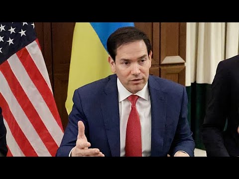 YouTube video thumbnail: Rubio Called US-Ukraine Talks Productive but Says More Work Needs to Be Done to Reach a Deal