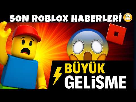 🔥 SON ROBLOX HABERLERİ: Oyuna ŞOK EDEN Gelişme! 🚨 (Kimse Beklemiyordu)