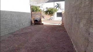 Deixamos tudo pronto para fazer a concretagen do contrapiso só salão. 
