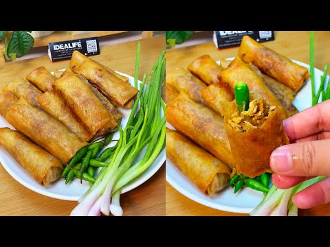 BIKIN KETAGIHAN !!! RESEP LUMPIA REBUNG ANTI PESING ENAK DAN GURIH BANGET