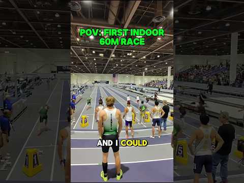 First Indoor 60M Race🤯