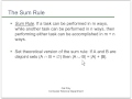 Counting Principles and Set Theory