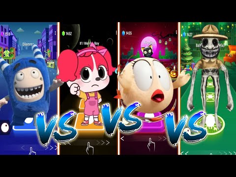 Oddbods vs Sheriff Labrador vs Wheres Chicky vs Zoonomaly | Tiles Hop Edm Rush #tileshop