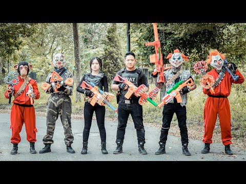 LTT Nerf Mod : Discover the Secret to Winning Every Nerf Battle Of S.W.A.T W Fight Masked Criminals