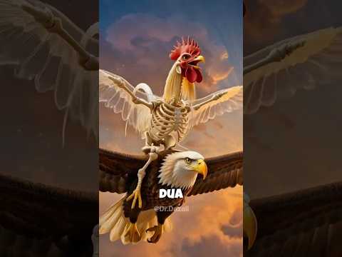 Apa yang Terjadi Saat Ayam Tumbuh di Sarang Elang❓ #animals #faktaunik #3danimation