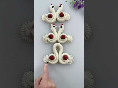 ๐ฅฐ Satisfying & Creative Dough Pastry Recipes (P57) - Bread Rolls, Bun Shapes, Pie, 1ice Cake #shorts