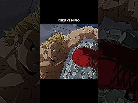 Deku vs Mirio โ ๏ธ #myheroacademia#edit#amv#mha#bnha#anime