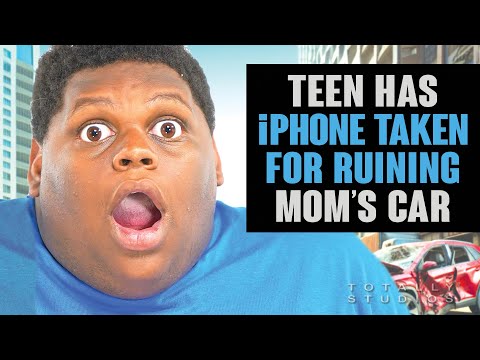 iPhone Taken Away after Ruining Mom's Car.