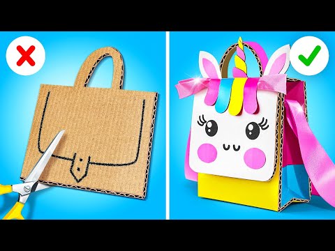 REUSE & CREATE | Simple DIY Cardboard Crafts for Clever Parents! Fun Art Tips by 123GO! Action