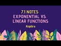 Exponential vs. Linear Functions Explained