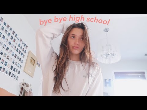 a "i'm done with high school" morning routine VLOG