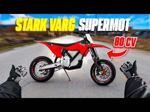 J’AI TRANSFORMÉ MA STARK VARG EN SUPERMOTARD ! (J'essaye la moto !!)