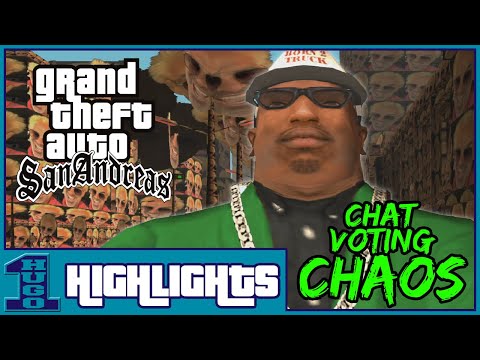 GTA Speedrun Fails and Funny Moments #87 - GTA:SA Chat Voting Chaos Mod Highlights