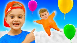 Combien de ballons faut-il pour faire voler des jouets ? | Expériences scientifiques géniales