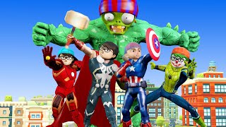legions of zombies steal superhero clones and get caught in time - Scary Teacher 3D