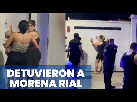 DETUVIERON A MORENA RIAL: FUE DETENIDA POR UN PRESUNTO INTENTO DE ROBO