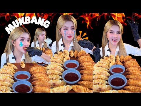 Mukbang mandu cay gì cay dữ cùng Vàng nha bạn ơi!