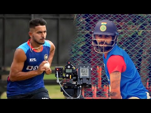 Virat Kohli facing Umran Malik's fast 161.1 kph speed bouncer in the nets ahead of Ind vs Ban ODI