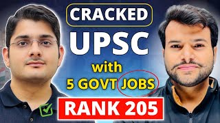 5 Govt Jobs छोड़कर किया UPSC Crack 🔥| Rank 205 Satyam Chaturvedi Interview | KGM 