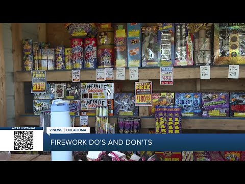 Fireworks do's & don'ts differ in Oklahoma communities